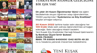 Kitap İmecemize Katıl Türkiye'nin Aydınlık Geleceğine Bir Işık Yak!